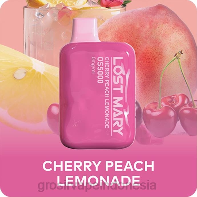 grosir vape Indonesia | 0LVV511 limun ceri persik LOST MARY OS5000 0mg/ml