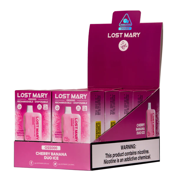 grosir vape sidoarjo | 0LVV108 es duo pisang ceri LOST MARY OS5000