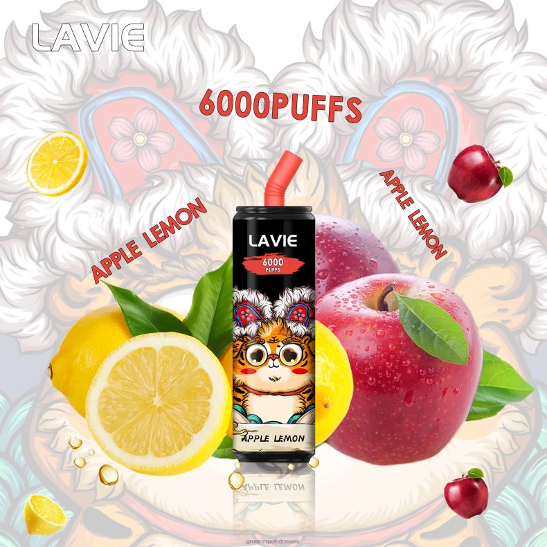 Grosir Vape Jakarta 228H8275 LAVIE Coke BAR 6000 isapan apel lemon