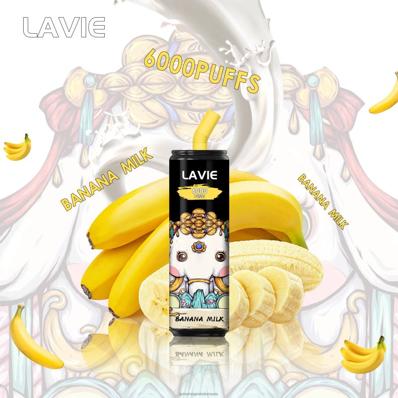 Grosir Vape Medan 228H8274 LAVIE Coke BAR 6000 isapan susu pisang