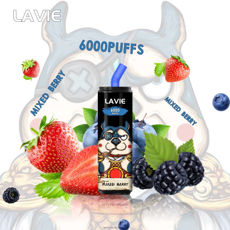 Grosir Vape Termurah 228H8272 LAVIE Coke BAR 6000 isapan buah beri campur