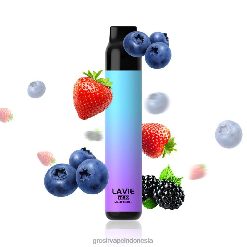 Grosir Vape Indonesia 228H8281 LAVIE BAR 5000 isapan - maks buah beri campur