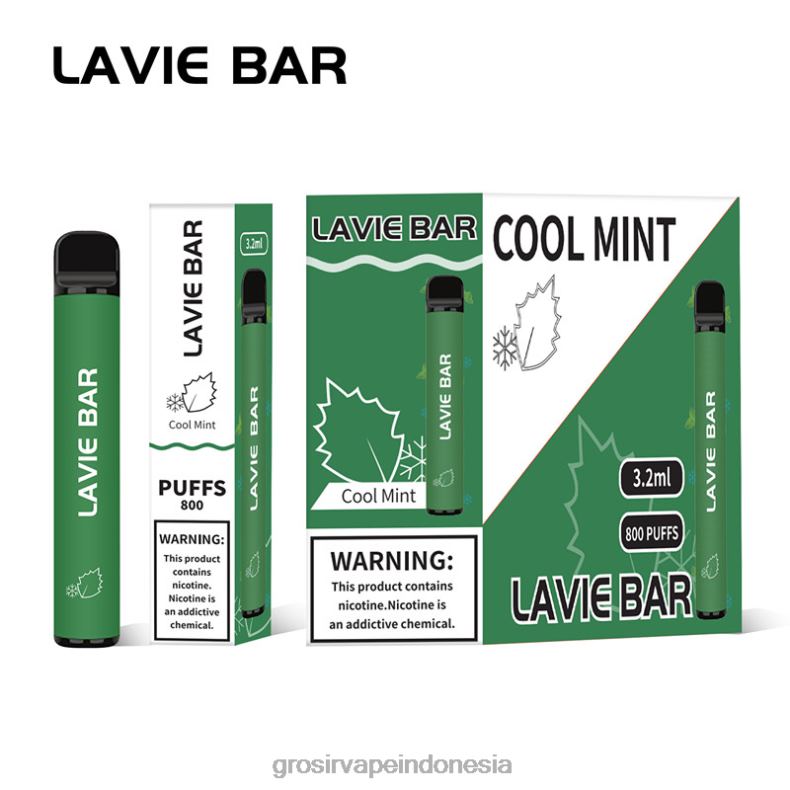 Grosir Vape Indonesia 228H8311 LAVIE BAR 800 isapan mint yang keren