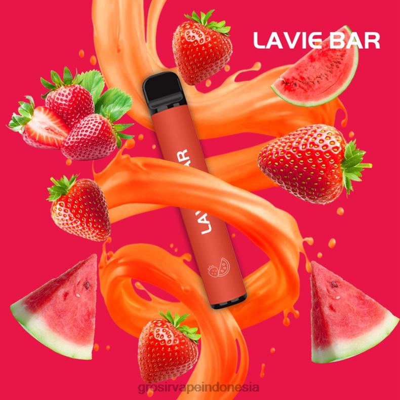 Grosir Vape Pekanbaru 228H8326 LAVIE BAR 2% versi 800 isapan limun merah muda