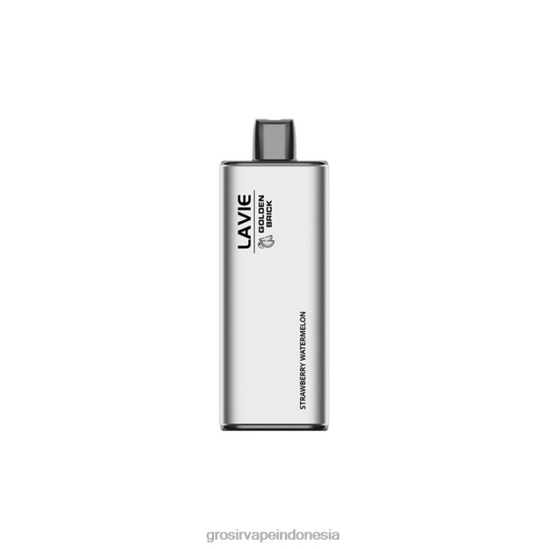 Grosir Vape Pekanbaru 228H866 LAVIE GOLDEN BRICK 10.000 isapan semangka stroberi