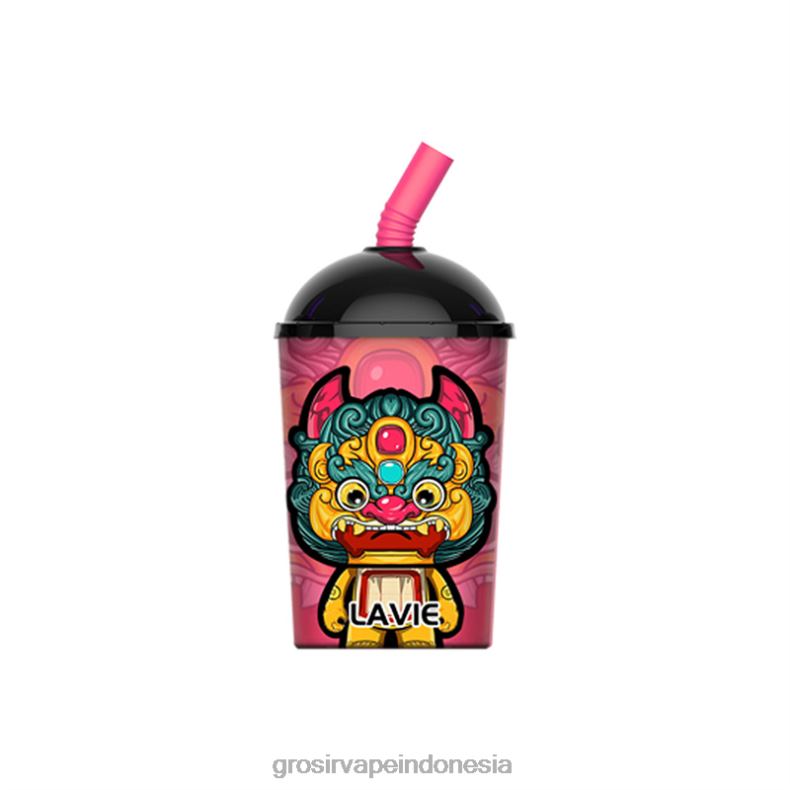 Grosir Vape Pekanbaru 228H8266 LAVIE Max Cup 8000 isapan es stroberi mangga