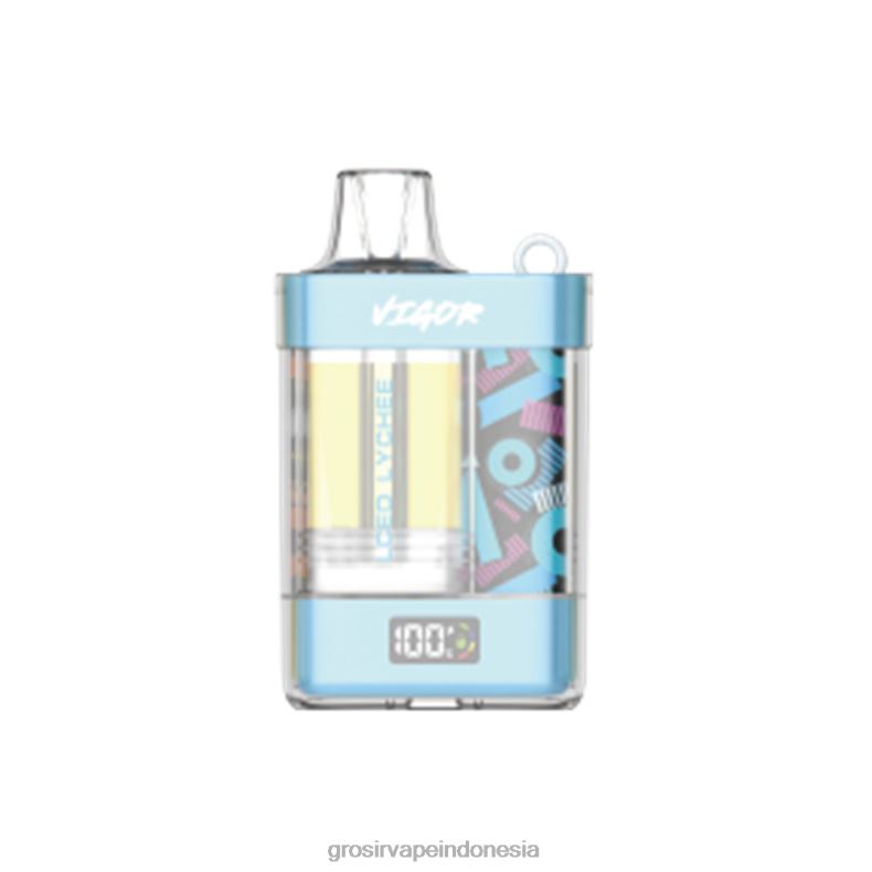 Grosir Vape Medan 228H84 LAVIE VIGOR 15.000 isapan es leci