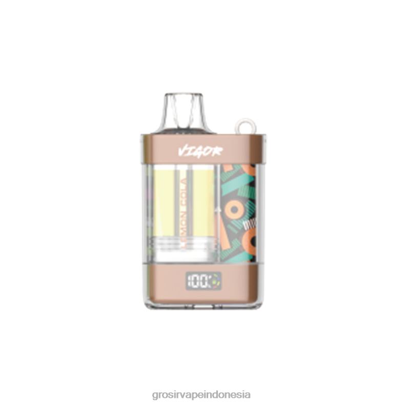 Grosir Vape Pekanbaru 228H86 LAVIE VIGOR 15.000 isapan lemon kola