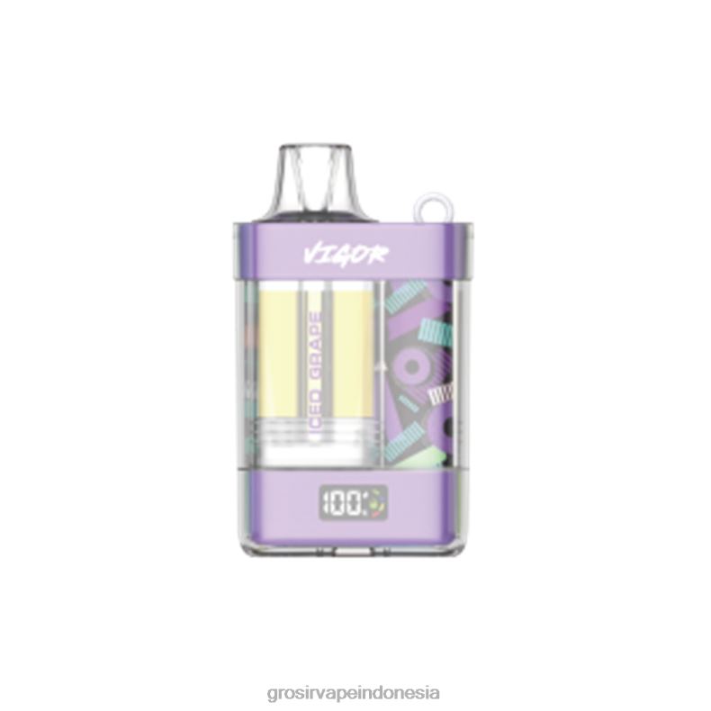 Grosir Vape Sidoarjo 228H88 LAVIE VIGOR 15.000 isapan es anggur