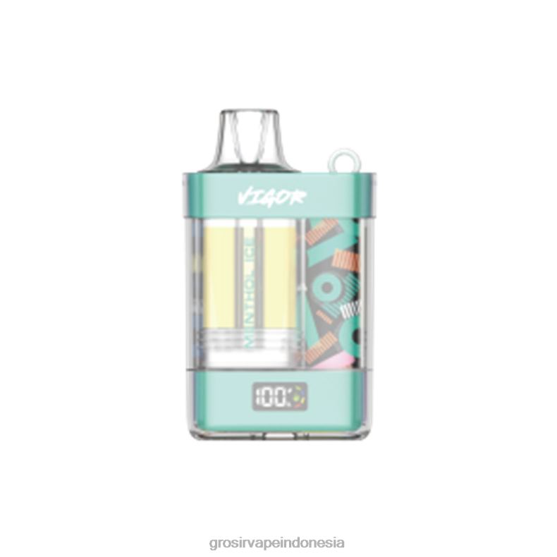 Grosir Vape Termurah 228H82 LAVIE VIGOR 15.000 isapan es mentol