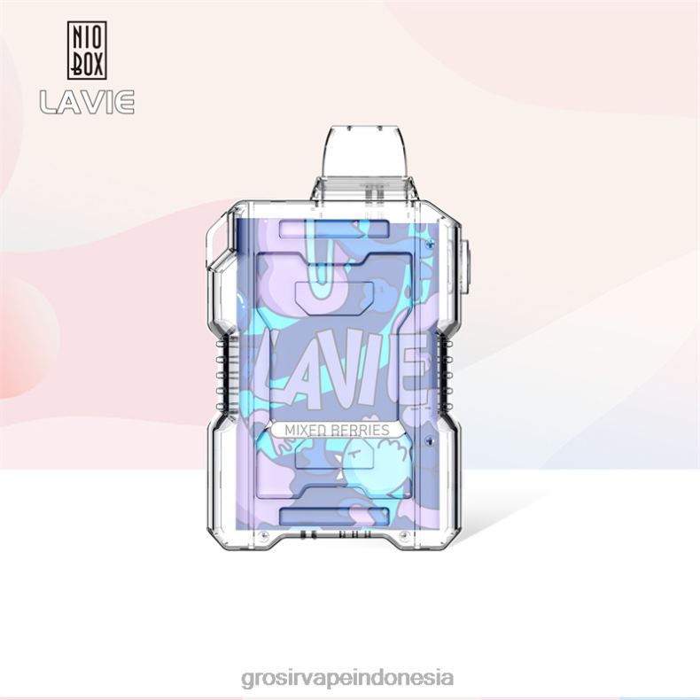 Grosir Liquid Vape 228H8197 LAVIE NIO BOX 9000 isapan buah beri campur