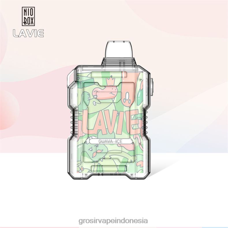 Grosir Vape Medan 228H8194 LAVIE NIO BOX 9000 isapan es jambu biji