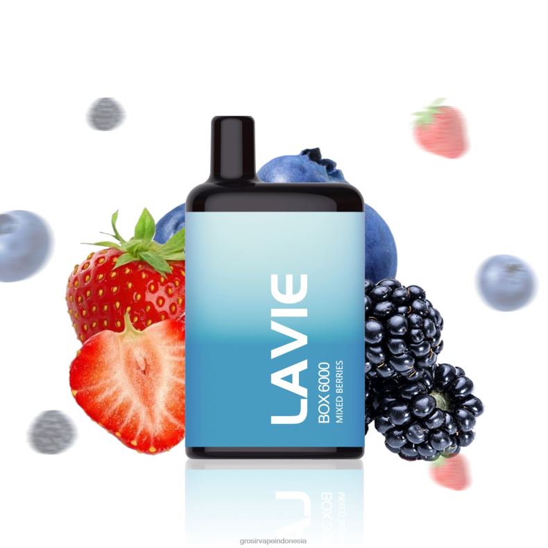 Grosir Vape Store 228H8203 LAVIE BOX 6000 isapan buah beri campur