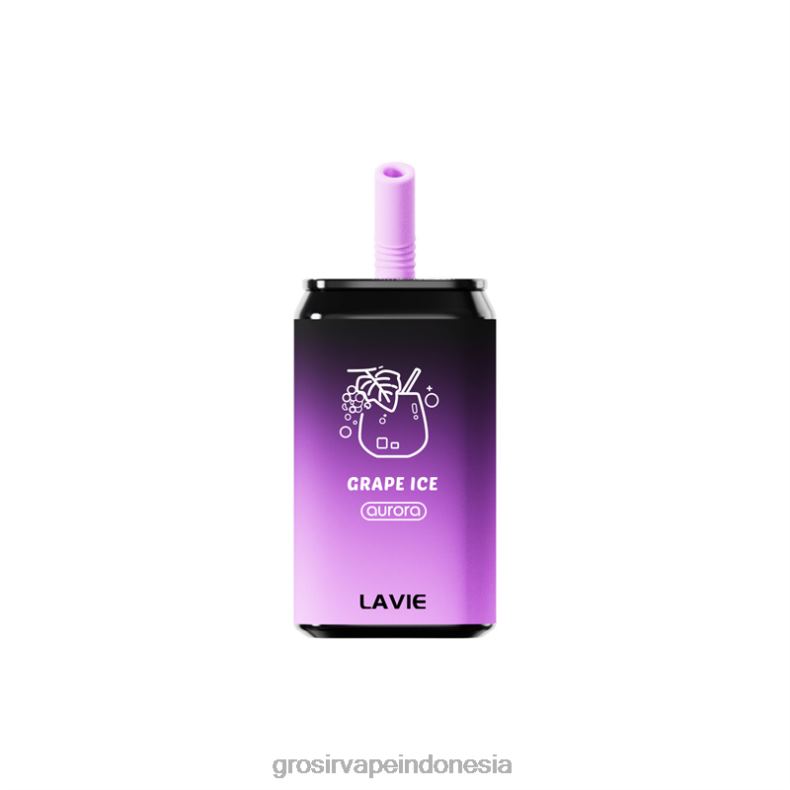 Grosir Vape Indonesia 228H8151 LAVIE Aurora 11000 isapan es anggur