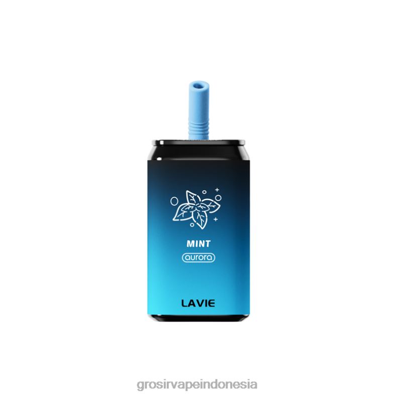 Grosir Vape Jakarta 228H8145 LAVIE Aurora 11000 isapan daun mint