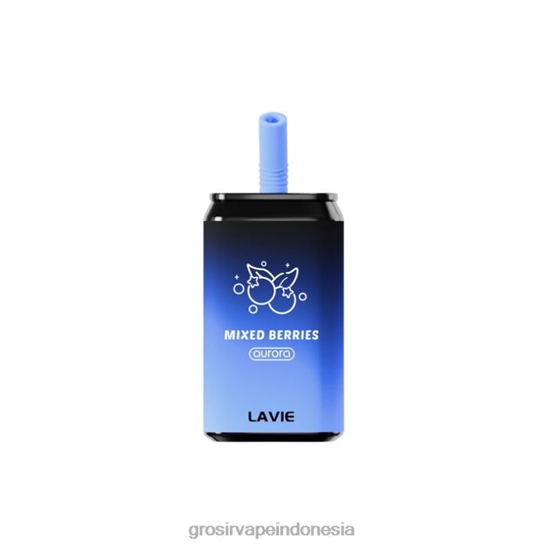 Vape Indonesia Bandung 228H8149 LAVIE Aurora 11000 isapan buah beri campur