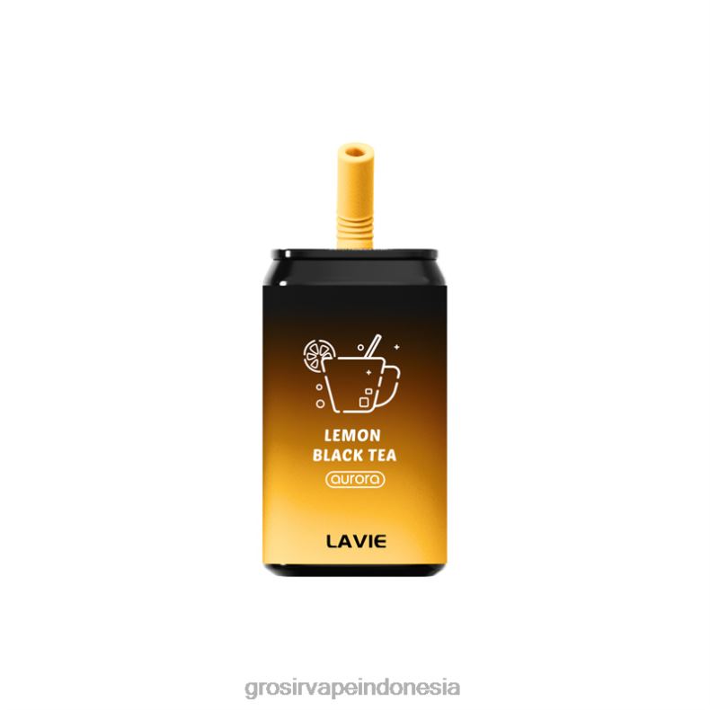 Vape Indonesia Online 228H8150 LAVIE Aurora 11000 isapan teh hitam lemon