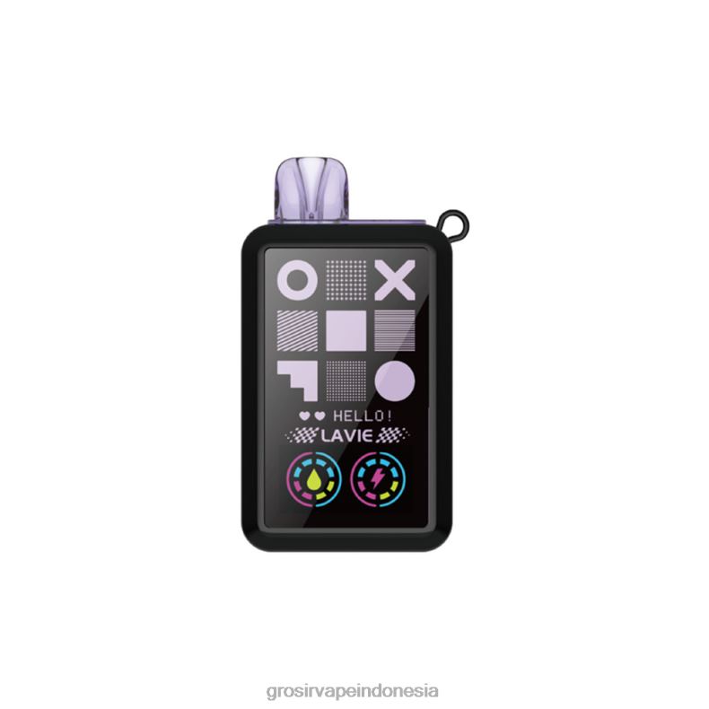 Grosir Liquid Vape 228H827 LAVIE Cyber 20.000 isapan es anggur/es mint