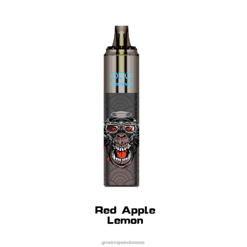 Grosir Vape Pekanbaru 228H8356 LAVIE OCO karnaval 10.000 isapan apel merah lemon