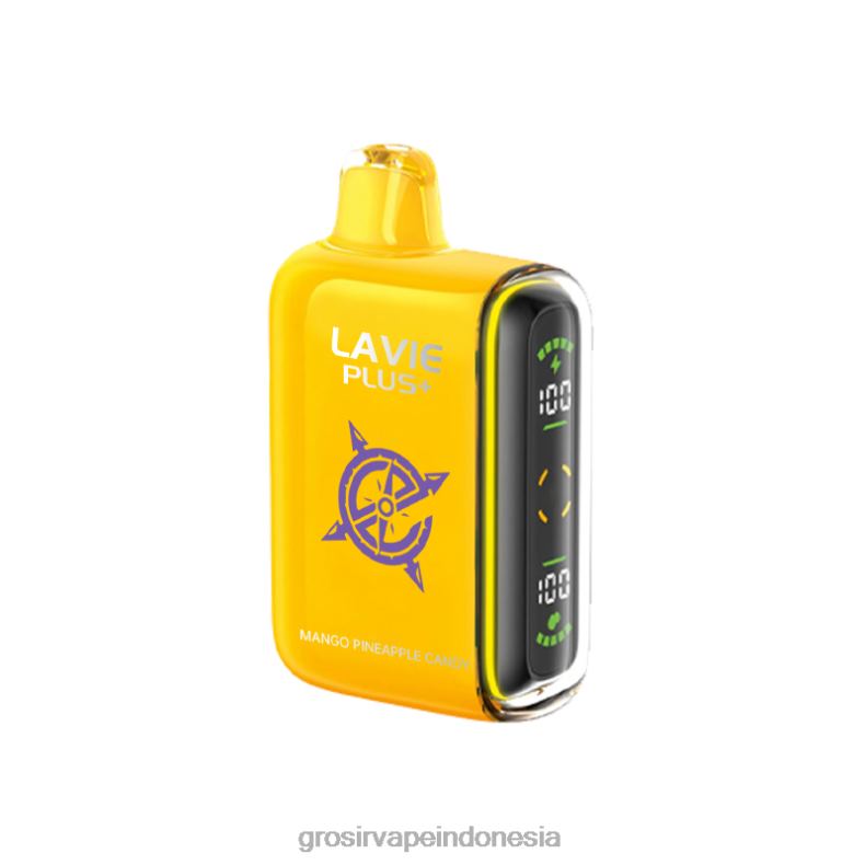 Grosir Vape Termurah 228H8102 LAVIE PLUS 15.000 isapan permen mangga nanas