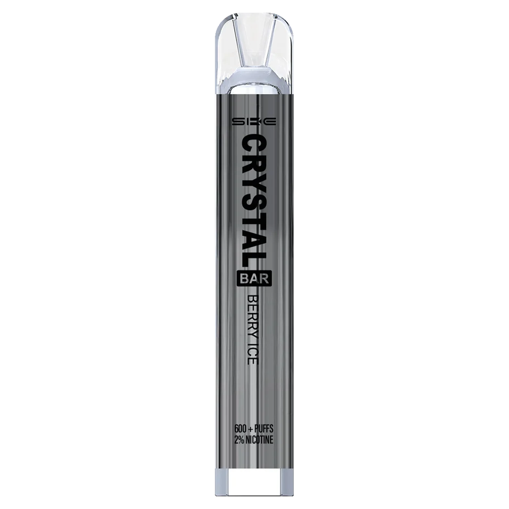 grosir vape medan | 0LVV264 es blueberry SKE Crystal Bar vape sekali pakai 600 isapan