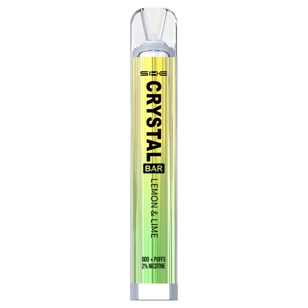 grosir vape termurah | 0LVV262 lemon & jeruk nipis SKE Crystal Bar vape sekali pakai 600 isapan
