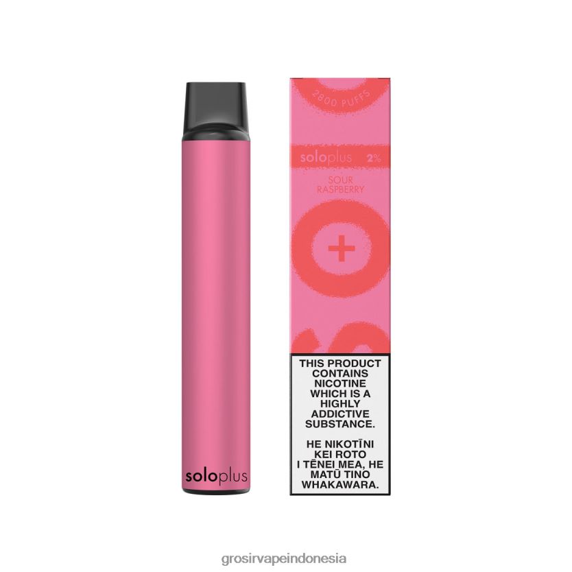 Grosir Vape Jakarta 868FZ035 Solo Plus vape sekali pakai raspberi asam