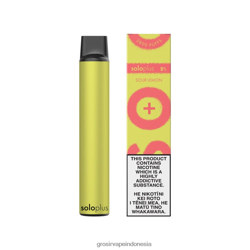 Grosir Vape Pekanbaru 868FZ036 Solo Plus vape sekali pakai lemon asam