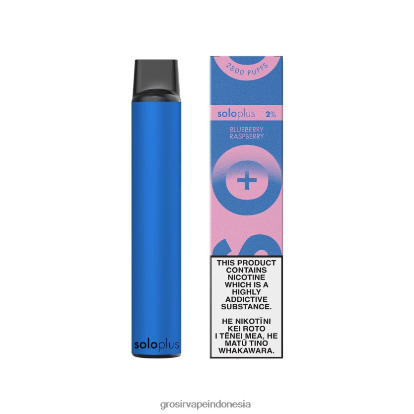 Vape Indonesia Bandung 868FZ039 Solo Plus koleksi surga vape sekali pakai blueberry-raspberry