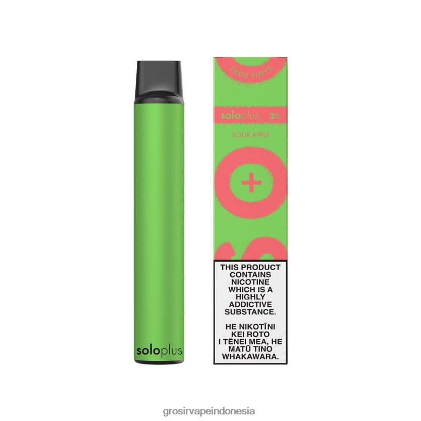 Vape Indonesia Online 868FZ030 Solo Plus vape sekali pakai apel asam