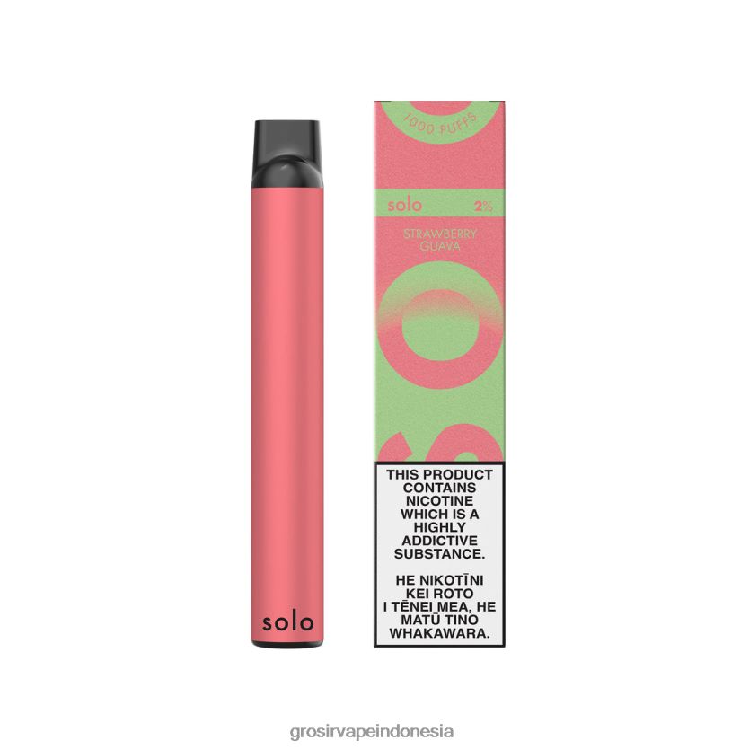 Grosir Vape Indonesia 868FZ021 Solo koleksi surga vape sekali pakai jambu stroberi
