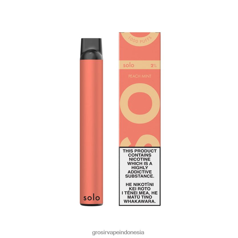 Grosir Vape Pekanbaru 868FZ06 Solo vape sekali pakai buah persik mint