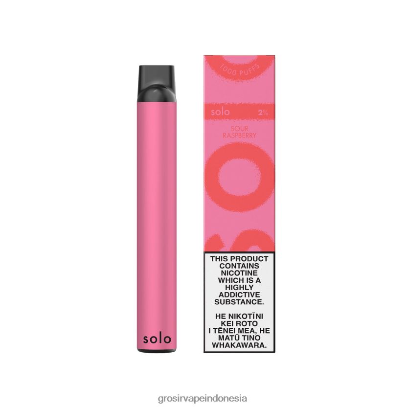 Grosir Vape Store 868FZ013 Solo vape sekali pakai raspberi asam