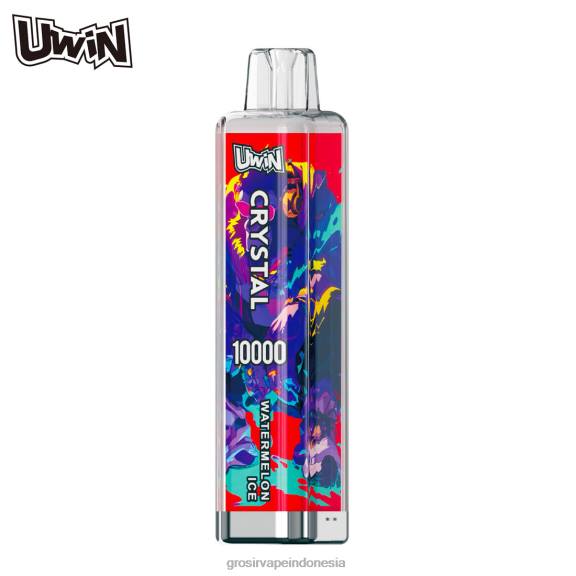 Grosir Vape Jakarta BB8045 UWIN CRYSTAL 10.000 vape sekali pakai es semangka