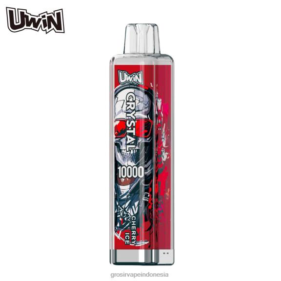 Grosir Vape Pekanbaru BB8046 UWIN CRYSTAL 10.000 vape sekali pakai es ceri