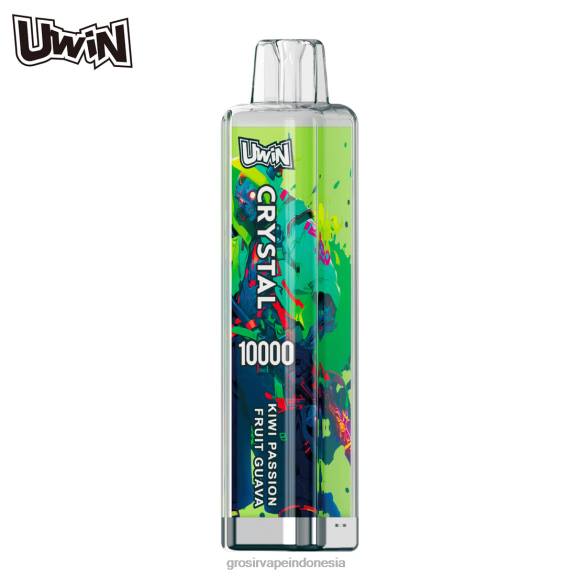 Grosir Vape Sidoarjo BB8048 UWIN CRYSTAL 10.000 vape sekali pakai jambu markisa kiwi
