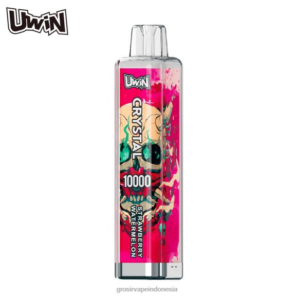 Grosir Vape Store BB8043 UWIN CRYSTAL 10.000 vape sekali pakai semangka stroberi