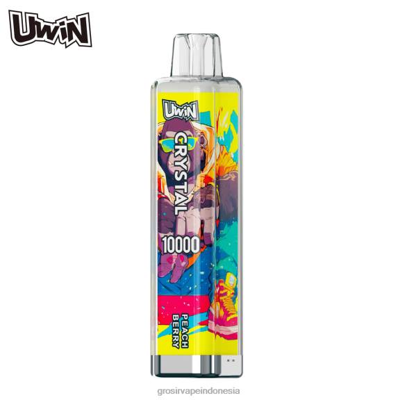 Grosir Vape Termurah BB80412 UWIN CRYSTAL 10.000 vape sekali pakai buah persik