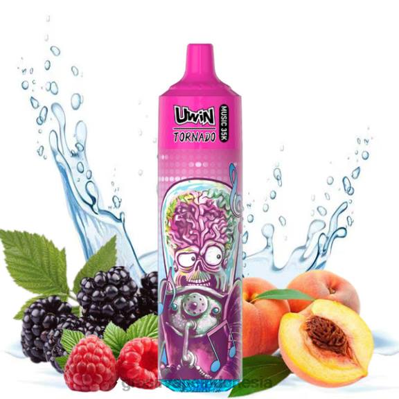 Grosir Liquid Vape BB80427 UWIN CRYSTAL 35k vape sekali pakai buah persik