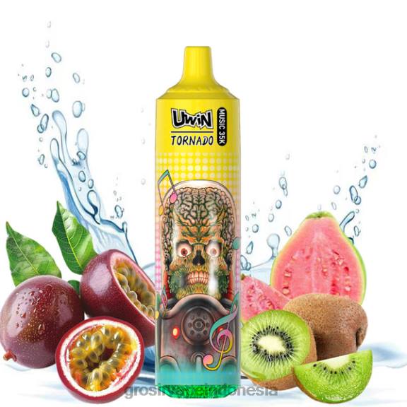 Grosir Vape Store BB80423 UWIN CRYSTAL 35k vape sekali pakai jambu markisa kiwi