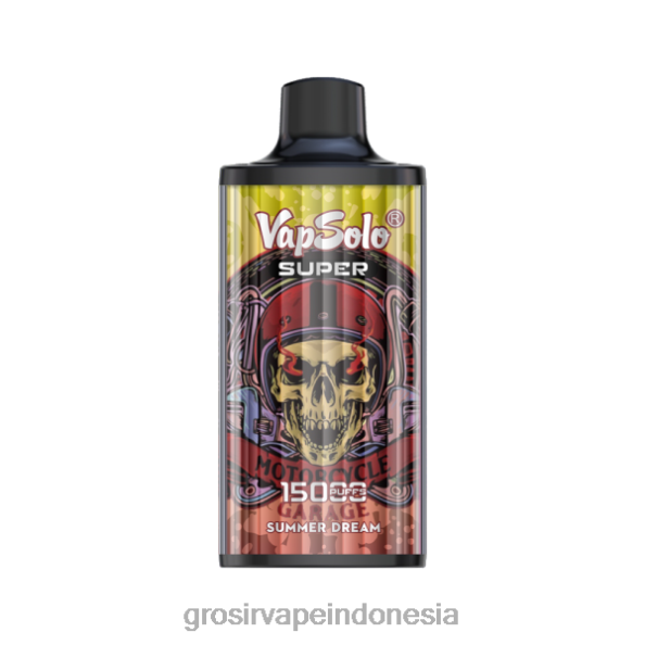 Grosir Vape Sidoarjo J22J2118 Vapsolo SUPER vape sekali pakai mimpi musim panas