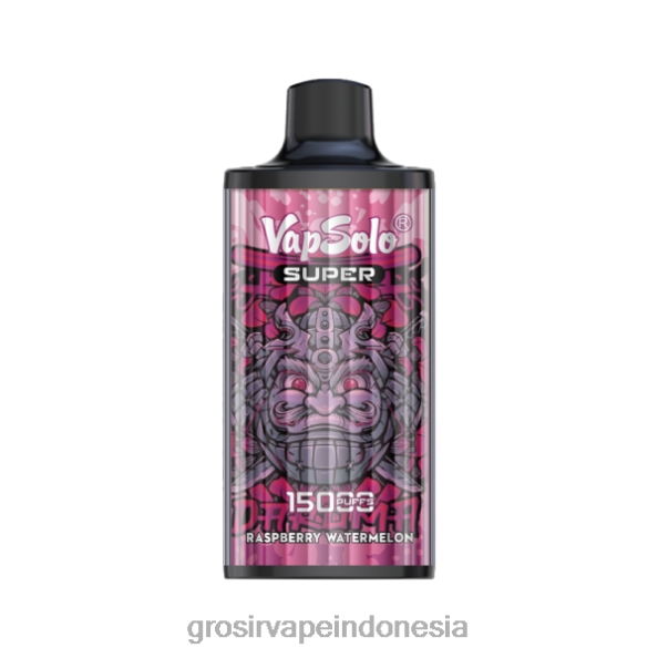 Grosir Vape Store J22J2113 Vapsolo SUPER vape sekali pakai semangka rasberi