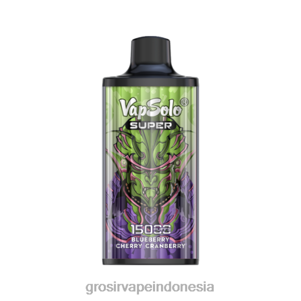Vape Indonesia Online J22J2110 Vapsolo SUPER vape sekali pakai cranberry ceri blueberry