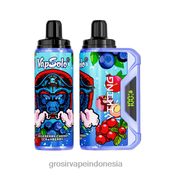Grosir Vape Indonesia J22J2131 Vapsolo VIKING vape sekali pakai cranberry ceri blueberry