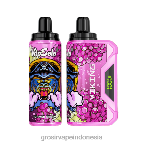 Grosir Vape Indonesia J22J2141 Vapsolo VIKING vape sekali pakai mimpi musim panas