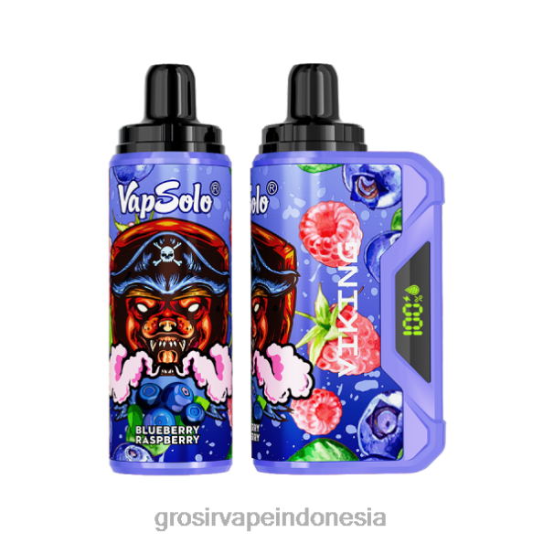 Grosir Vape Termurah J22J2132 Vapsolo VIKING vape sekali pakai blueberry-raspberry
