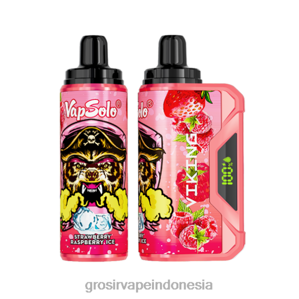 Vape Indonesia Bandung J22J2139 Vapsolo VIKING vape sekali pakai es stroberi dan raspberi