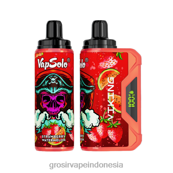 Vape Indonesia Online J22J2140 Vapsolo VIKING vape sekali pakai semangka stroberi