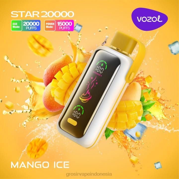 VOZOL STAR 20.000 es mangga 32NB13 Grosir Vape Store